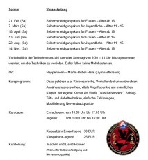 Taekwondo Heppenheim Selbstverteidigung